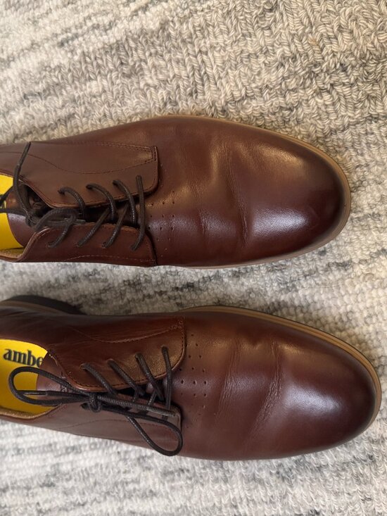 Amberjack The Original Full-Grain Leather Dress Shoe - Size 10 Wide
